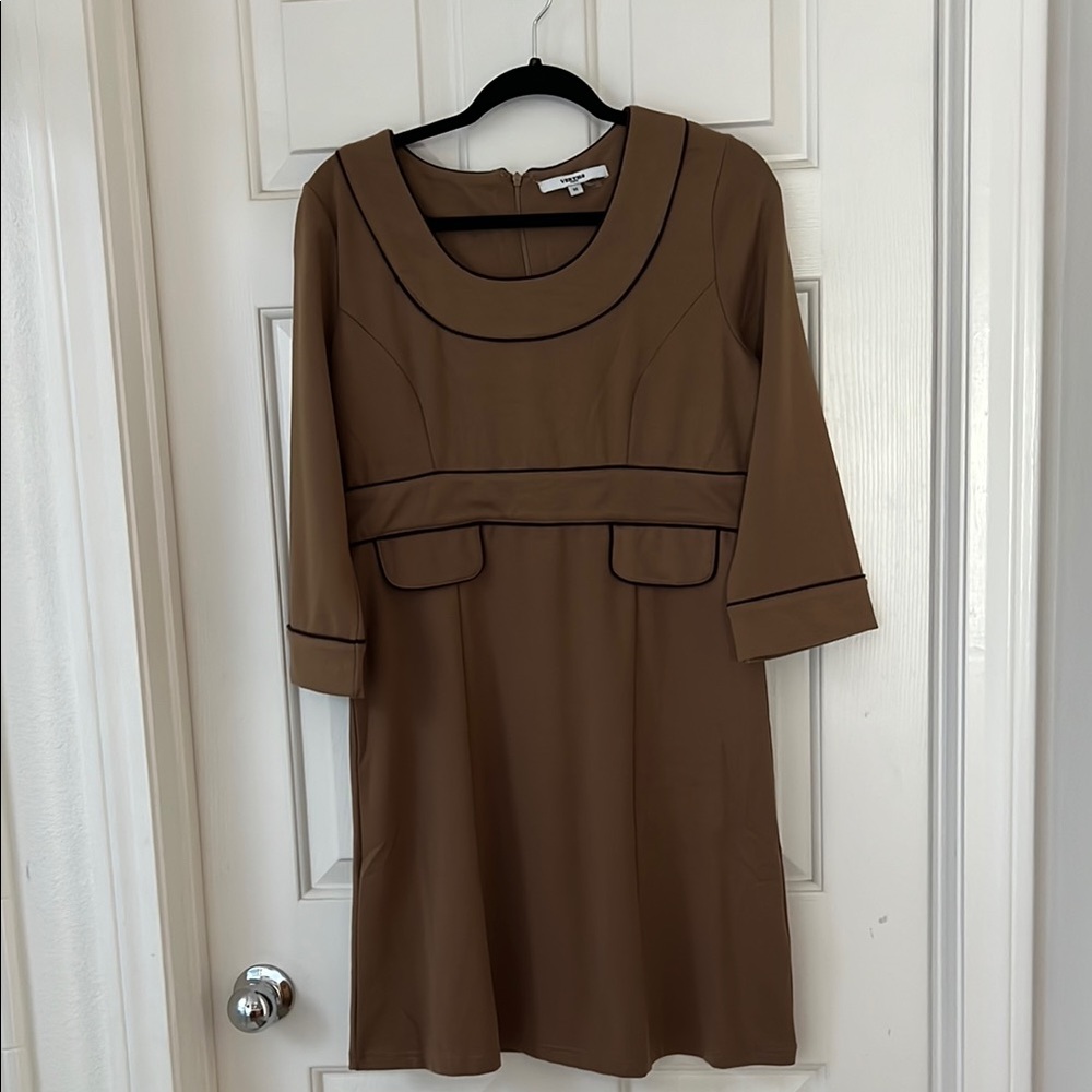 Elegant Brown Dress